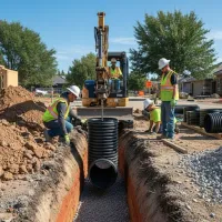 Installation de Systèmes de Drainage (Drainage de Surface, Drainage de Zone, Drainage de Pente)