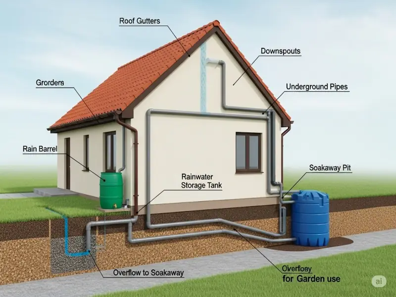 Systèmes d'Évacuation des Eaux Pluviales - Ham